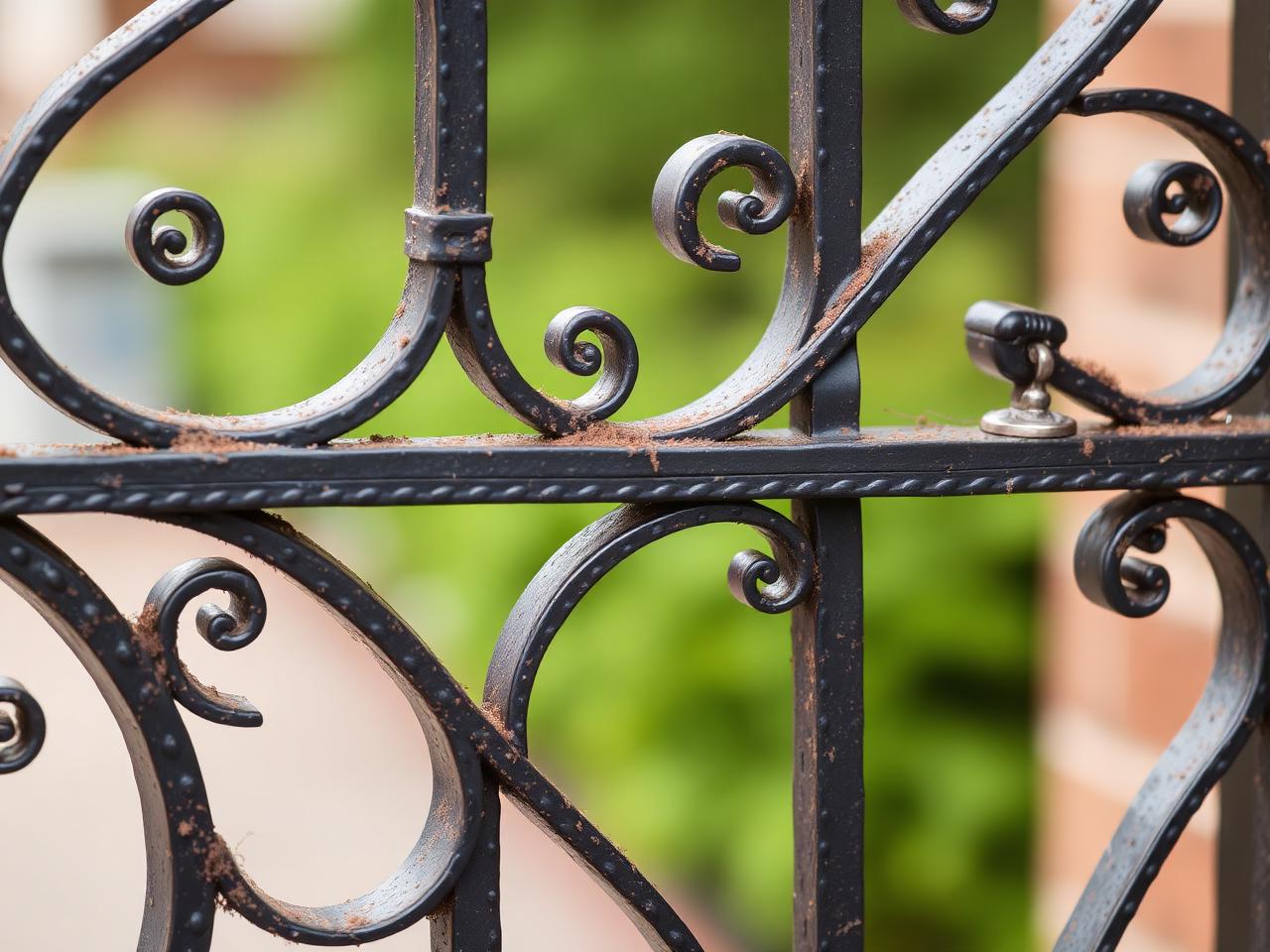 Ornamental ironwork detail by DAWC