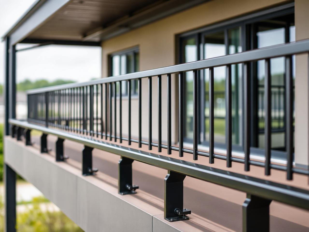 Custom metal railing fabricated by DAWC